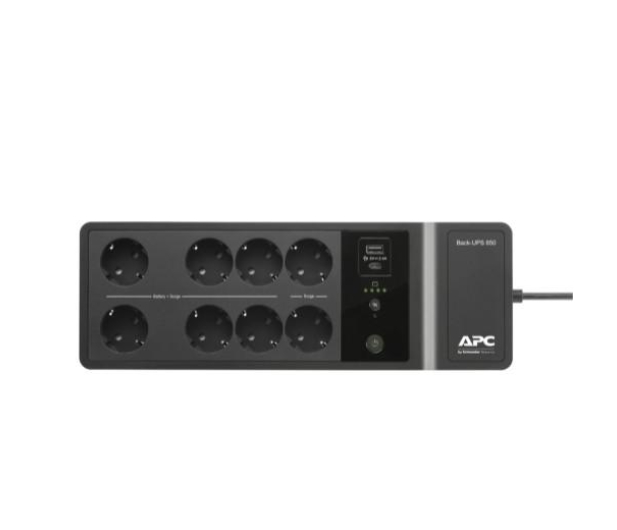 APC Back-UPS (850VA/520W, 8x Schuko, USB, USB-C) - 1134734 - zdjęcie 4
